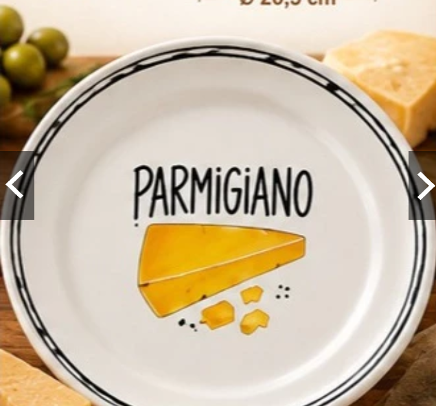 Prato parmigiano do Kit Aperitivo Sahci